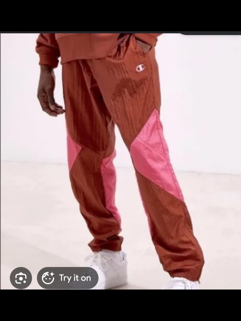 Champion Colorblock Jogger Track Pants Size Medium
